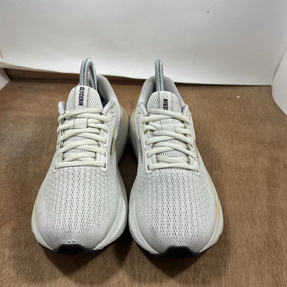 Brooks Glycerin 21 Women Size 7 White Running Shoes - Picture 2 of 11